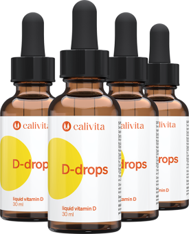 Calivita Calivita D-drops 4x30ml - Family pack