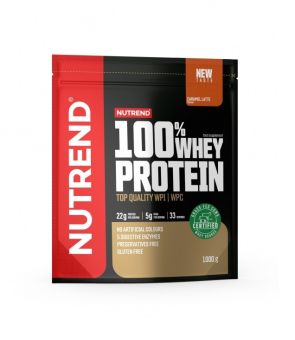 Nutrend 100% WHEY PROTEIN - karamelové latté - 1 000 g