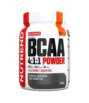 Nutrend BCAA 4:1:1 POWDER - pomaranč - 500 g