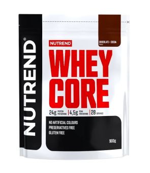 Nutrend WHEY CORE, čokoláda + kakao - 900 g