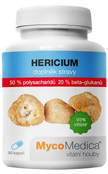 MycoMedica Hericium 50 %, 90 rastlinných kapsúl