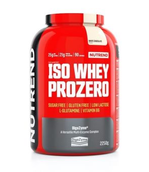 Nutrend ISO WHEY PROZERO - biela čokoláda - 2 250 g