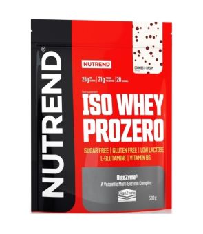 Nutrend ISO WHEY PROZERO - cookies cream - 500 g