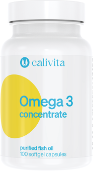 Calivita Omega 3 concentrate 100 mäkkých kapsúl - Koncentrát Omega 3