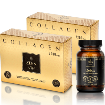 ZEEN 2x Collagen Lemmon 7200 mg a ZEEN Detox