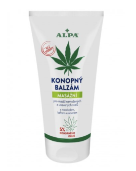 ALPA konopný balzám 150 ml - bolesti chrbta, ekzém, psoriáza