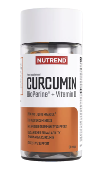 NUTREND CURCUMIN + BIOPERINE + VITAMIN D 60 KAPSÚL