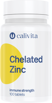 Calivita Chelated Zinc 100 tabliet - Organický Zinok