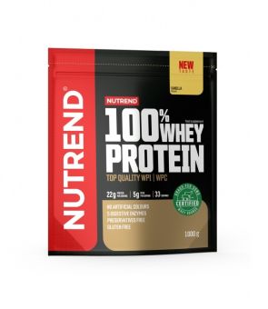 Nutrend 100% WHEY PROTEIN - vanilka - 1 000 g