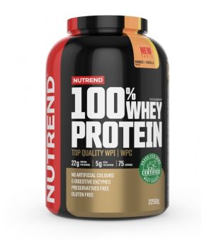 Nutrend 100% WHEY PROTEIN - mango + vanilka - 2 250 g