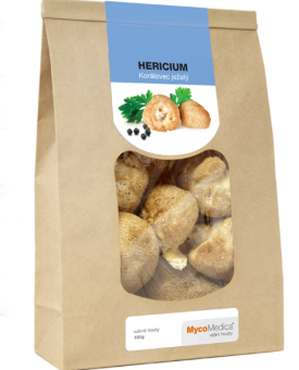 Hericium sušené 100 g - Sušené Vitálne huby