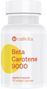 Beta Carotene Calivita Provitamin Vitamínu A - 100 mäkkých kapsúl