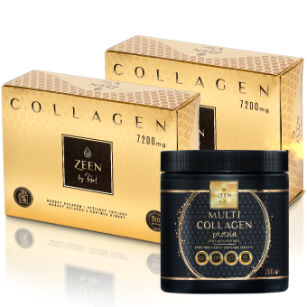 ZEEN 2x Collagen Lemmon 7200 mg s darčekom Multi Kolagén protein
