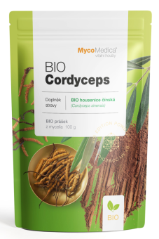 Mycomedica BIO Cordyceps 100 g - Vitálne huby v prášku