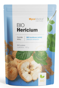 MycoMedica BIO Hericium 100 g - Vitálne huby v prášku