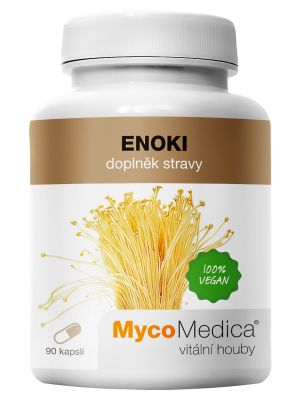 Mycomedica Enoki 90 rastlinných kapsúl