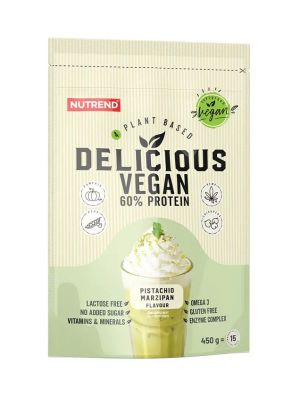 Nutrend DELICIOUS VEGAN PROTEIN - pistácia + marcipán - 450 g