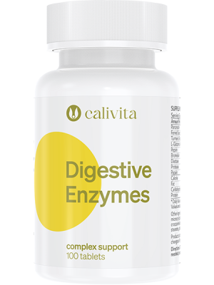 Calivita Digestive Enzymes 100 tabliet - Podpora tráviaceho systému