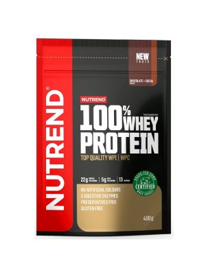 Nutrend 100% WHEY PROTEIN - čokoláda + kakao - 400 g