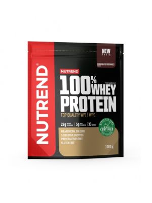 Nutrend 100% WHEY PROTEIN - čokoládové brownies - 1 000 g