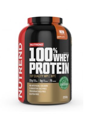 Nutrend 100% WHEY PROTEIN - karamelové latté - 2 250 g