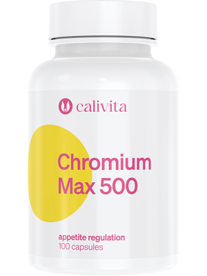 Calivita Chromium Max 500, 100 kapsúl - Reguluje chuť do jedla