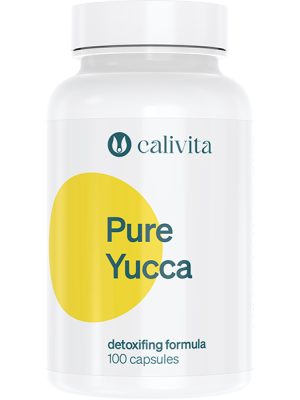 Calivita Pure Yucca 100 kapsúl - Detoxikačná Juka - Antioxidant