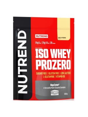 Nutrend ISO WHEY PROZERO - pudingová vanilka - 500 g