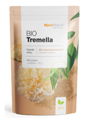MycoMedica BIO Tremella 100 g - Vitálne huby v prášku