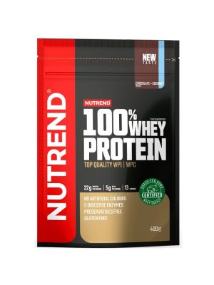 Nutrend 100% WHEY PROTEIN - čokoláda + kokos - 400 g