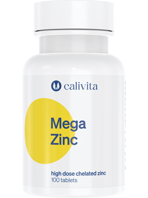 Calivita Mega Zinc 100 tabliet - Organický Zinok