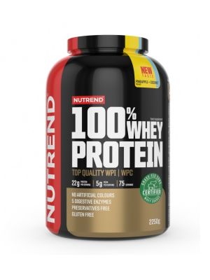 Nutrend 100% WHEY PROTEIN - ananás + kokos - 2 250 g