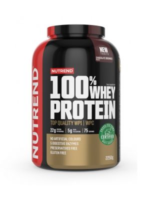 Nutrend 100% WHEY PROTEIN - čokoládové brownies - 2 250 g