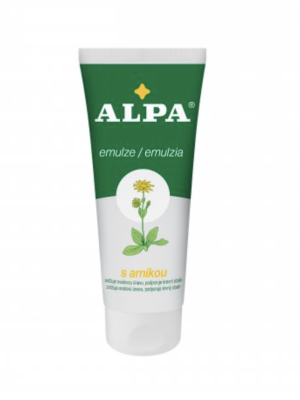 ALPA emulzia ARNIKA 100 ml – kŕčové žily, pomliaždeniny, kĺby, svaly