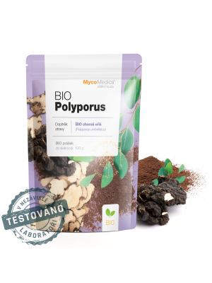 Mycomedica BIO Polyporus 100 g - Vitálne huby v prášku