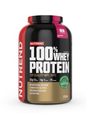 Nutrend 100% WHEY PROTEIN - malina - 2 250 g