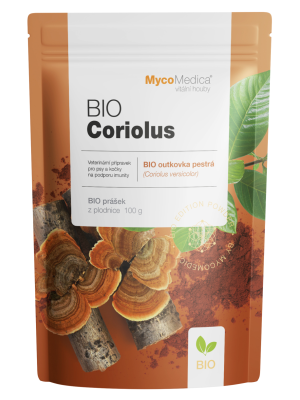 Mycomedica BIO Coriolus 100 g - Vitálne huby v prášku