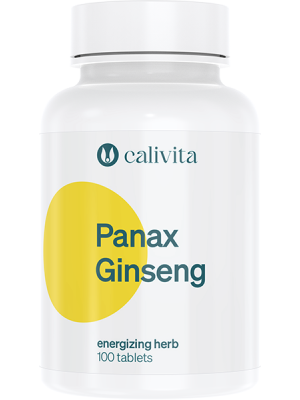 Calivita Panax Ginseng 100 tabliet - Ženšenový prípravok