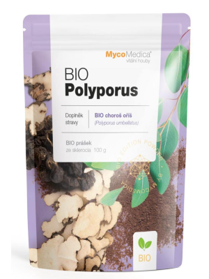Mycomedica BIO Polyporus 100 g - Vitálne huby v prášku