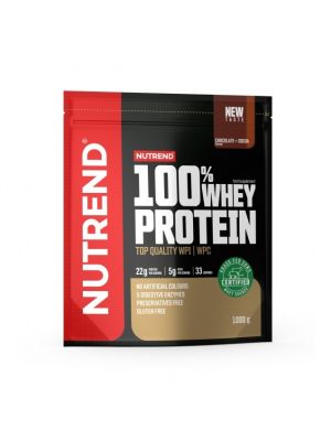 Nutrend 100% WHEY PROTEIN - čokoláda + kakao - 1 000 g