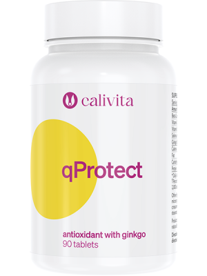 Calivita qProtect 90 tabliet - Antioxidant s ginkom