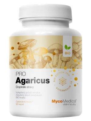 MycoMedica Agaricus PRO, 90 rastlinných kapsúl