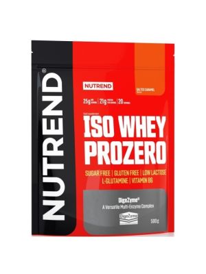 Nutrend ISO WHEY PROZERO - slaný karamel - 500 g