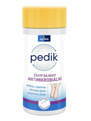 PEDIK zásyp na nohy s antimikrobiálnou prísadou 100g