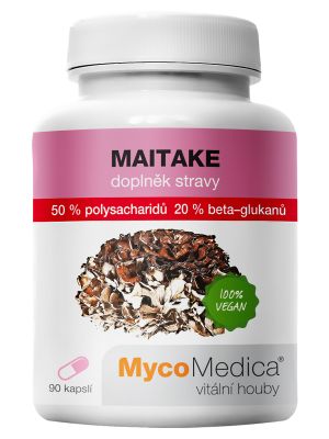 MycoMedica Maitake 50 %, 90 rastlinných kapsúl