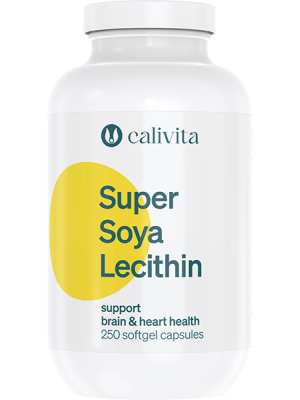 Calivita Super Soya Lecithin 250 mäkkých kapsúl - Sójový lecitín