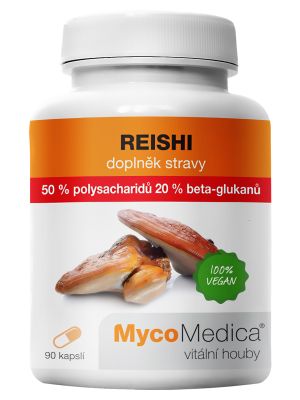 MycoMedica Reishi 50 %, 90 rastlinných kapsúl