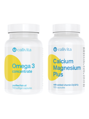 Calivita Omega 3 Contrentrate a Calcium Magnesium Plus