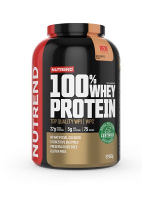 Nutrend 100% WHEY PROTEIN - ľadová káva - 2 250 g