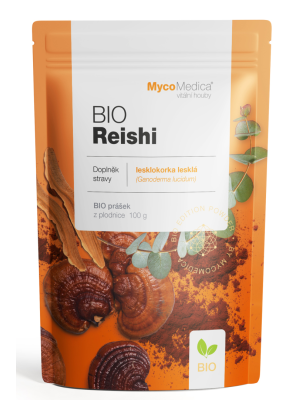 Mycomedica BIO Reishi 100 g - Vitálne huby v prášku